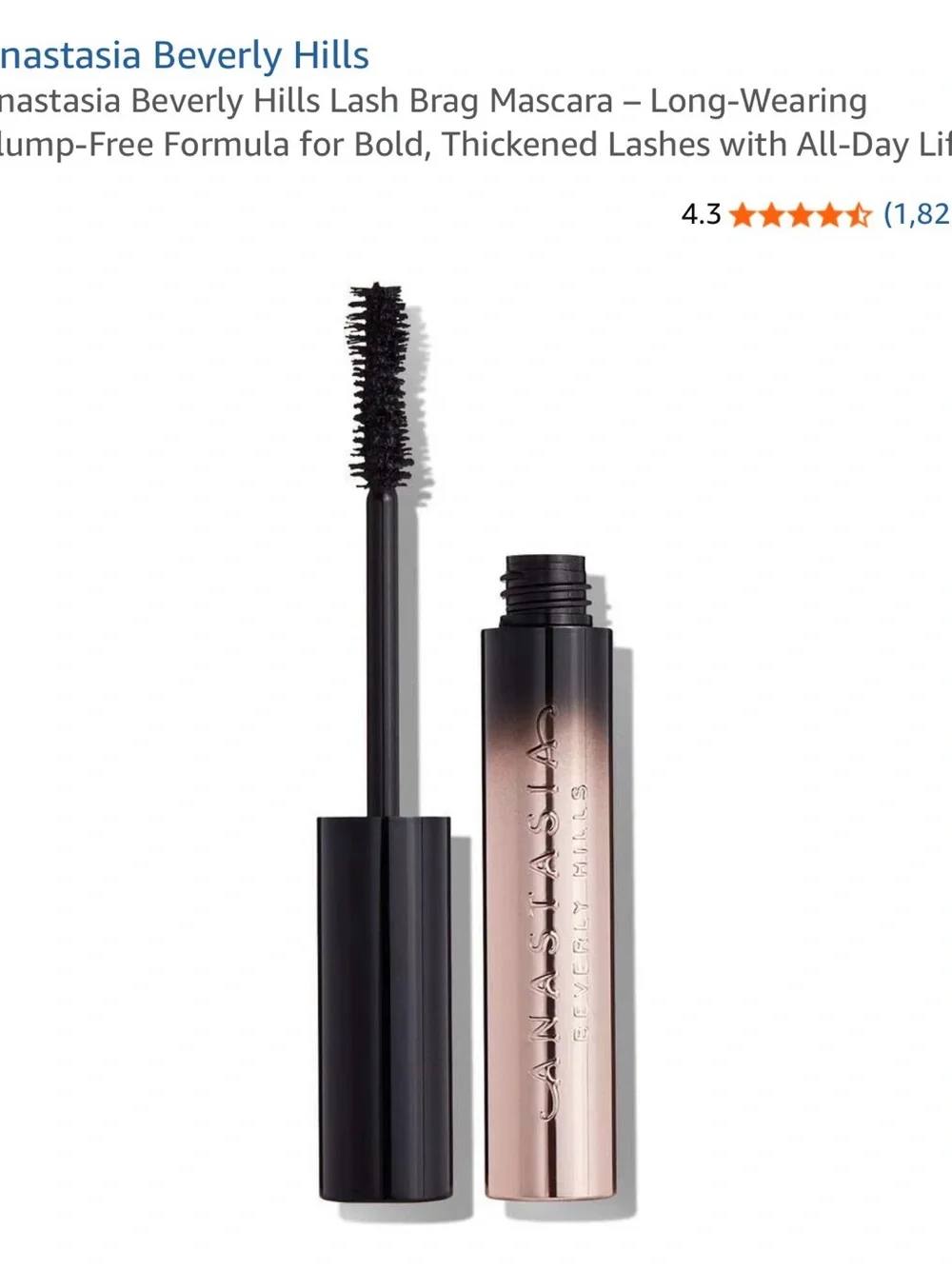 Anastasia Lash Brag Volumizing Mascara - Full size